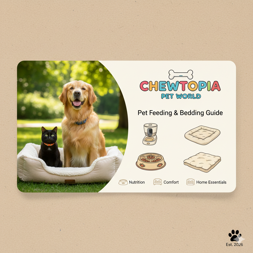 Pet Beddings and Feedings