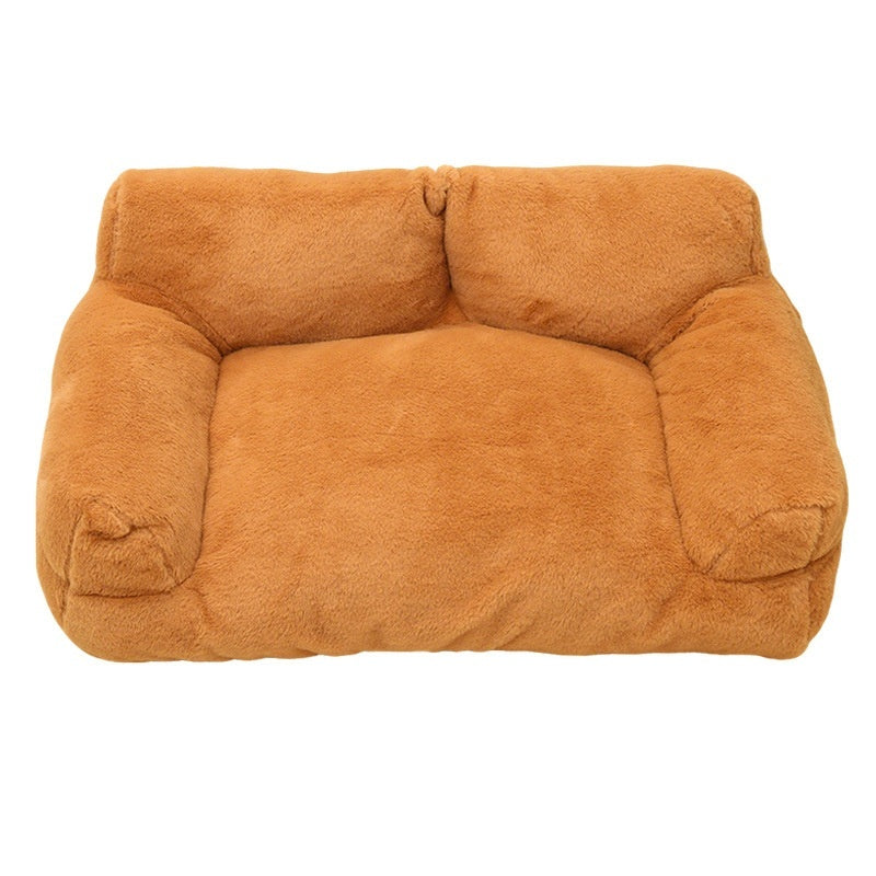 Large Pet Sofa Rabbit Plush Pet Bed