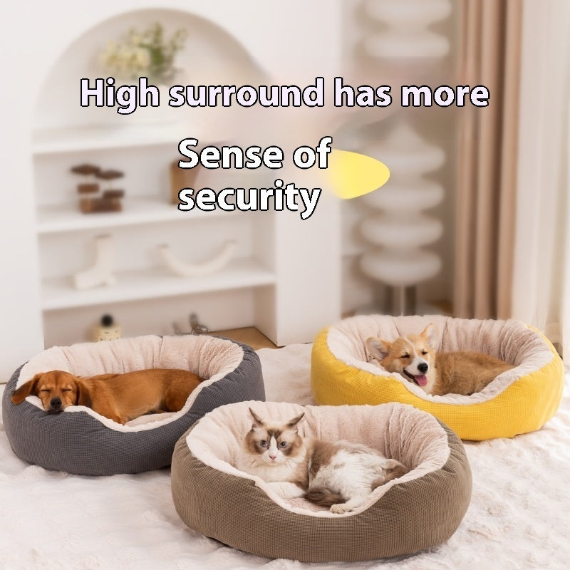 Winter Fleece-lined Thick Removable Washable Scratch-resistant Wear-resistant Warm Cat Nest - CHEWTOPIA PET WORLD