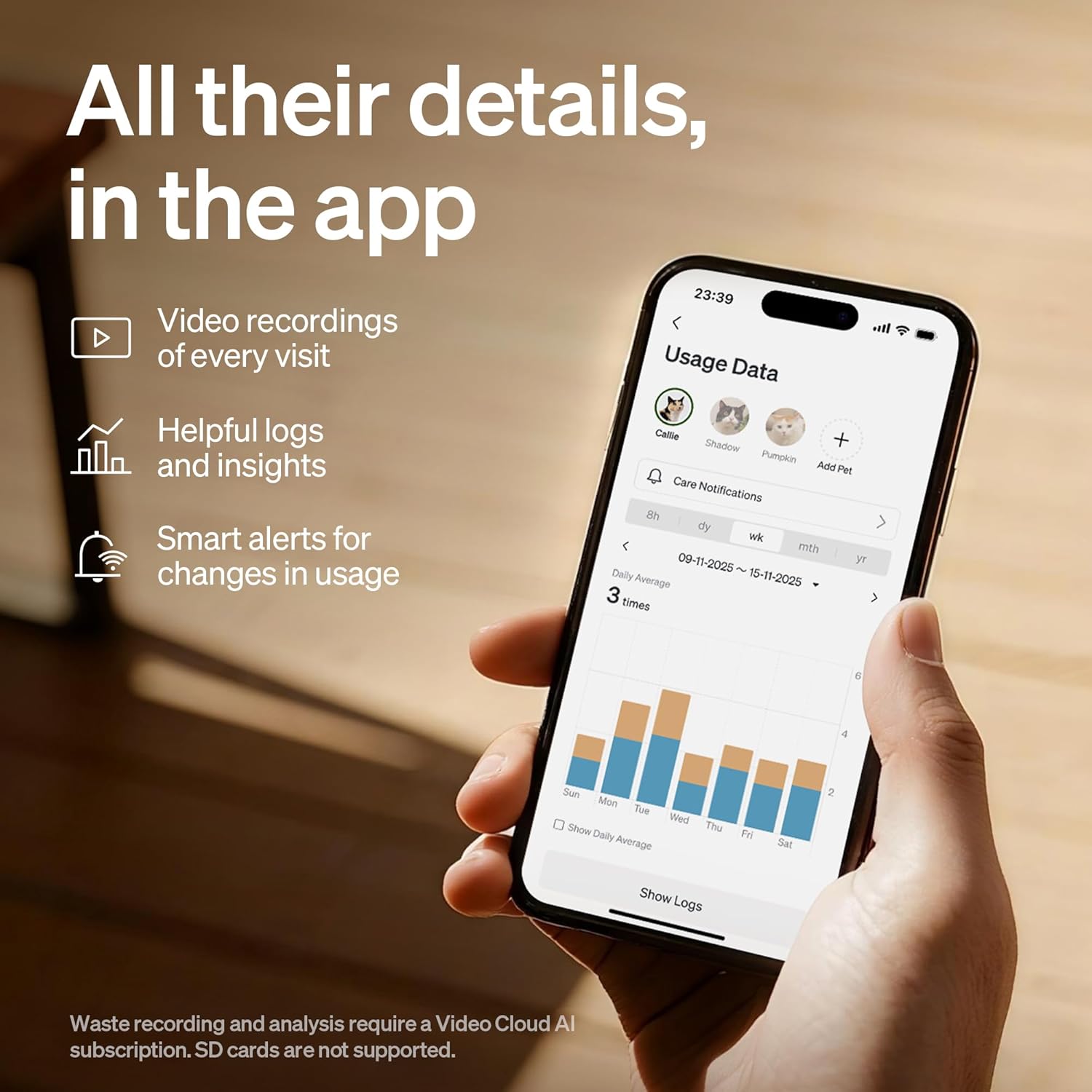 PETLIBRO Luma Automatic Cat Litter Box AI-Camera Waste Analysis, Auto Odor-Control Self Cleaning Cat Litter Box with Multi-Cats Recognition, Smart App Usage Tracking, Safety Sensors and Large Open Top