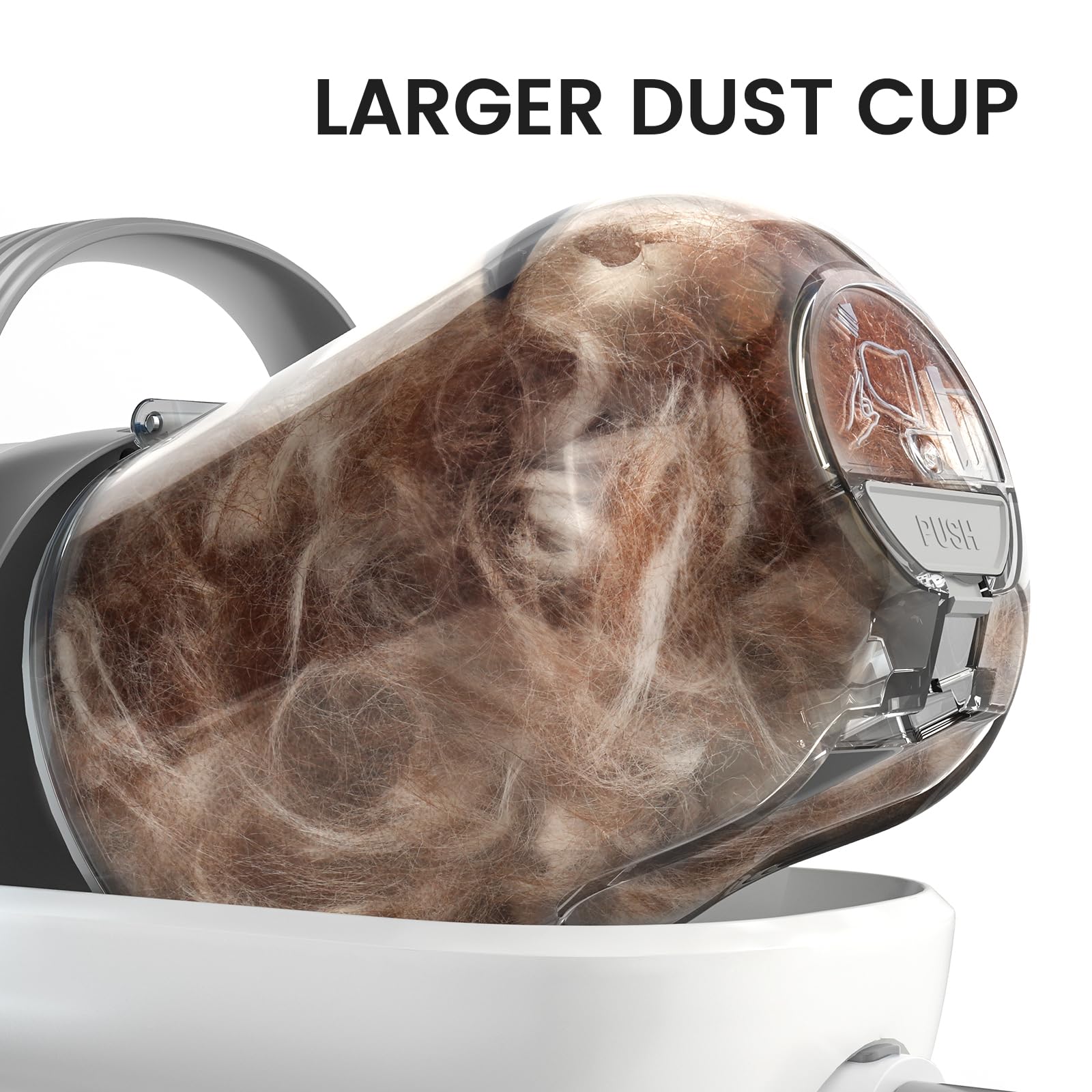 oneisall Dog Grooming Vacuum, Pet Grooming Vacuum with Clipper Nail Grinder, 1.5L Dust Cup Dog deshedding Brush with 7 Tools for Shedding Pet Hair, Home Cleaning(Blue)