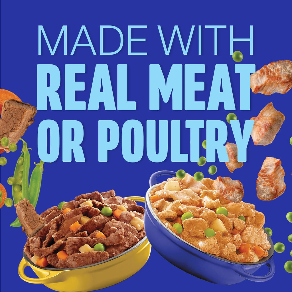 CESAR Classic Loaf in Sauce Adult Wet Dog Food Beef Selects Variety Pack, 24x100g Trays