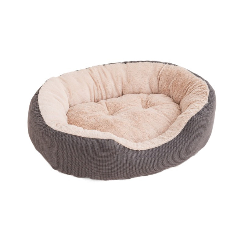 Winter Fleece-lined Thick Removable Washable Scratch-resistant Wear-resistant Warm Cat Nest - CHEWTOPIA PET WORLD