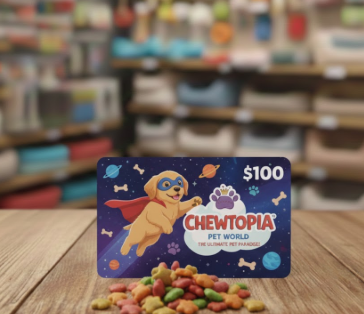 CHEWTOPIA PET WORLD GIFT CARDS