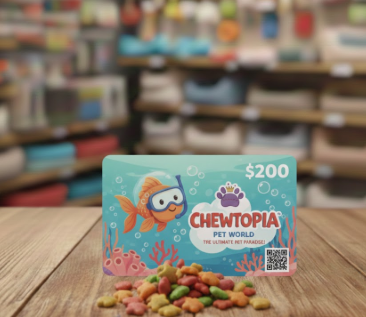 CHEWTOPIA PET WORLD GIFT CARDS